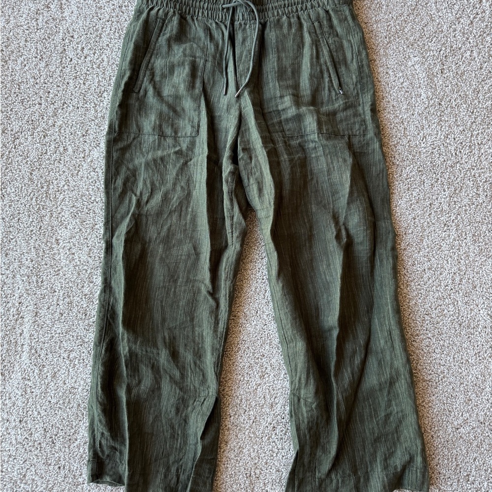 Athleta Retreat Linen Wide Leg pants